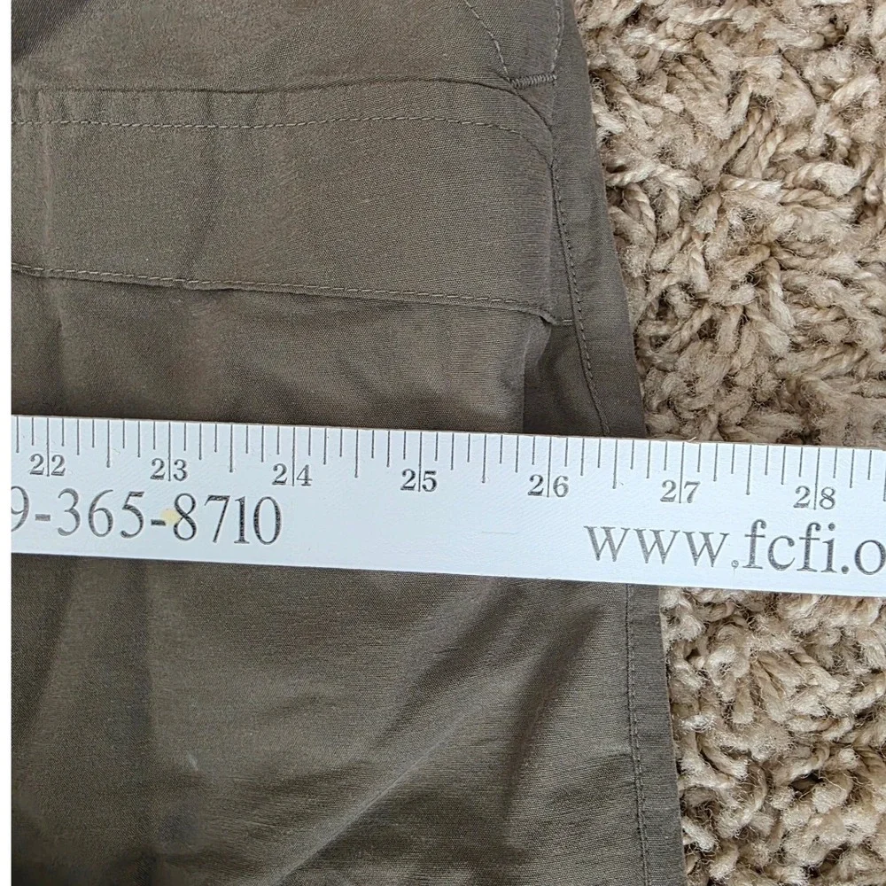 Roundtree Yorke Mens Convertible Cargo Pants‎ Zip Off Legs Basil Sz 40x30